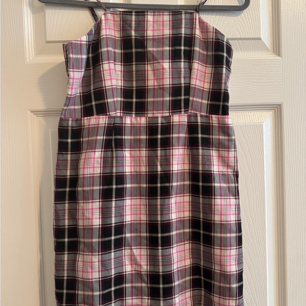 Forever 21 Kids Burgundy Plaid Dress